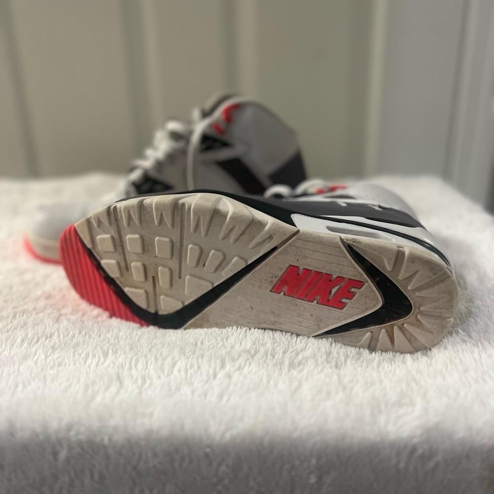 Nike Air Trainer SC High Gray and Pink Sneakers - Picture 4 of 5
